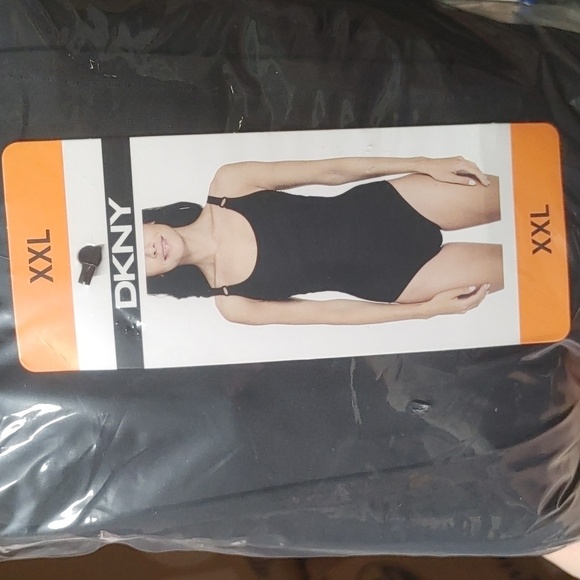 NWT DKNY Women's Swimsuit black one piece - Picture 6 of 9